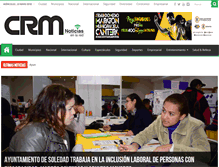 Tablet Screenshot of crmnoticias.com